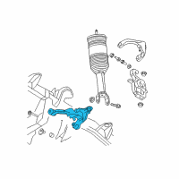 OEM Ram Front Lower Control Arm Diagram - 68298347AB