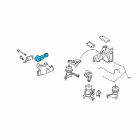 OEM 2007 Toyota Avalon Side Mount Diagram - 12363-0P020