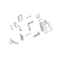 OEM 2003 Infiniti Q45 Front Seat Switch Assembly, Left Diagram - 87066-AR660