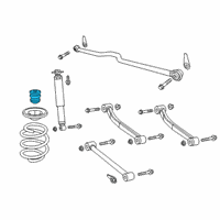 OEM 2022 Jeep Gladiator JOUNCE Bumper Diagram - 68341487AB