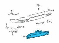 OEM Lexus NX350 LAMP ASSY, RR FOG, L Diagram - 81490-78030