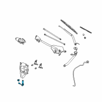 OEM 2005 Infiniti FX45 Sensor Assembly - Washer Tank Diagram - 28911-CG000