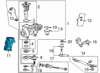 OEM 2020 Chevrolet Silverado 2500 HD Module Diagram - 84630539