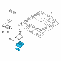 OEM 2021 Infiniti Q60 Map Lamp Assy Diagram - 26430-5CR0A