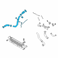 OEM 2019 Kia Stinger Hose&Pipe Assembly-I/C O Diagram - 282733L200