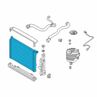 OEM 2022 BMW M340i RADIATOR Diagram - 17-11-8-666-740