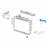 OEM 2003 Ford E-150 Upper Hose Diagram - XC2Z-8260-AB