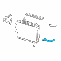 OEM 2002 Ford E-250 Econoline Lower Hose Diagram - YC2Z-8286-HA