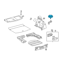 OEM 2015 Lexus CT200h Carrier, Spare Wheel Diagram - 51931-76010