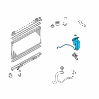 OEM Infiniti M35 Reservoir Tank Assembly Diagram - 21710-EG00A
