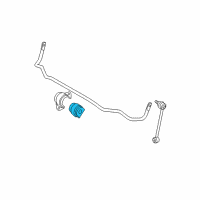 OEM 2012 BMW 328i Stabilizer Rubber Mounting Diagram - 33-55-6-761-002