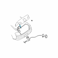 OEM 2007 Infiniti G35 Stay Assembly-Trunk Lid Diagram - 84430-AL521