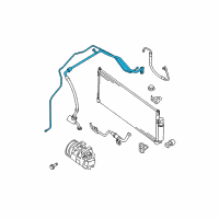 OEM 2008 Nissan Sentra Pipe Front Cooler High Diagram - 92440-ZT51A