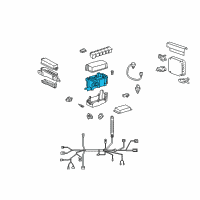 OEM 2005 Toyota MR2 Spyder Block Assembly, Fuse Diagram - 82610-17010