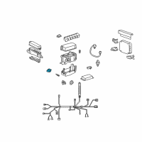 OEM 2000 Toyota Corolla Knock Sensor Diagram - 89615-12120