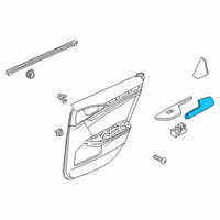 OEM 2020 Honda Insight Armrest R (Platinum Gray) Diagram - 83703-TXM-A51ZB