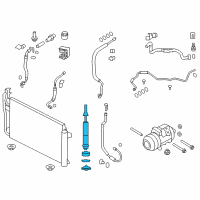 OEM 2008 Lincoln MKX Drier Diagram - 7T4Z-19C836-B