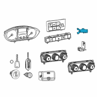 OEM 2021 Ram ProMaster 2500 Switch-Ignition Diagram - 68257356AC