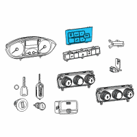 OEM 2017 Ram ProMaster 3500 Switch-Multifunction Diagram - 5MT59JXWAA