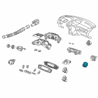 OEM 2013 Acura MDX Switch Assembly, Remote Control Mirror Diagram - 35190-STX-A01