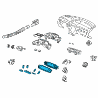 OEM Acura MDX Control Assembly, Automatic Air Conditioner (Graphite Black) Diagram - 79600-STX-A53ZA