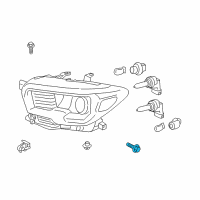 OEM 2015 Toyota Venza Module Bolt Diagram - 90105-A0076