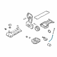 OEM Nissan Rogue Guide-Oil Level Diagram - 11150-ET80A