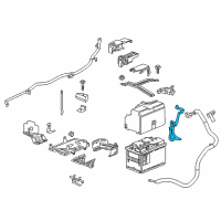 OEM 2022 Chevrolet Malibu Positive Cable Diagram - 84864804