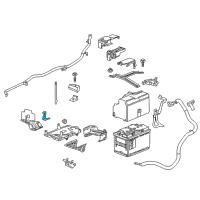 OEM 2016 Chevrolet Malibu Battery Tray Bracket Diagram - 23347548