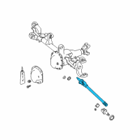 OEM 1993 Jeep Grand Cherokee Axle Assembly (Right Front) Diagram - 4874306