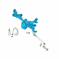 OEM 2001 Jeep Wrangler Housing-Axle Diagram - 4864840