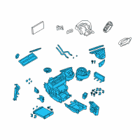 OEM 2008 Saturn Astra Heater Core Diagram - 93185943