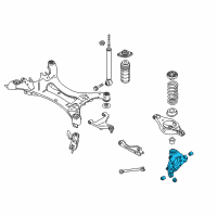 OEM 2014 Nissan Quest Housing-Rear Axle, RH Diagram - 43018-1AA0A