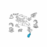 OEM 2006 Acura TSX Bracket, Transmission Mount (Upper) Diagram - 50670-SEA-E11