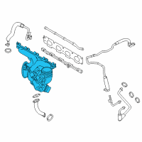 OEM 2019 BMW X1 Exchange.Turbocharger W.Exhaust Manifold Diagram - 11-65-8-626-637