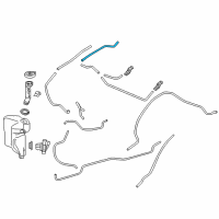 OEM Honda HR-V Tube Sub Assy Diagram - 76822-T7W-A01
