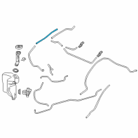 OEM 2018 Honda HR-V Tube 4X7X330 Diagram - 76886-T7W-A01