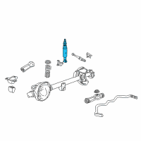 OEM 1999 Ford Mustang Shock Diagram - 5U2Z-18V125-VJ