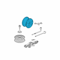 OEM 2005 Acura TSX Disk, Aluminum Wheel (17X7Jj) (Hitachi) Diagram - 42700-SEA-G91