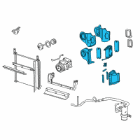 OEM 1997 Mercury Mountaineer Housing Assembly Diagram - F77Z-19850-JB