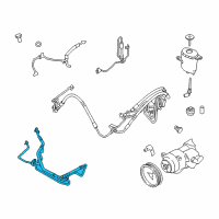 OEM 2011 BMW 740i Dynamic Drive Return Pipe Diagram - 32-41-6-789-452