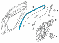 OEM Kia K5 Run-Rr Dr Window GLA Diagram - 83530L3000