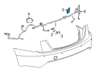 OEM GMC Yukon XL Radiator Sensor Diagram - 84907386