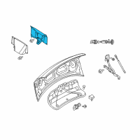 OEM 2010 Chrysler 300 DECKLID Diagram - 55113395AF