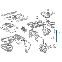 OEM 1999 Lexus SC300 Gage Sub-Assy, Oil Level Diagram - 15301-46023