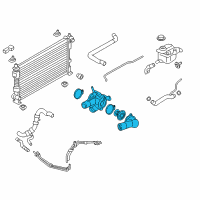 OEM 2019 Lincoln Continental Housing Assembly Diagram - AT4Z-8A586-C