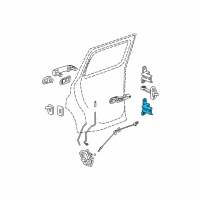 OEM 2009 Pontiac G6 Lower Hinge Diagram - 15929359