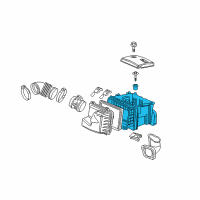 OEM Chevrolet Uplander Housing Asm-Air Cleaner Lower Diagram - 15924013