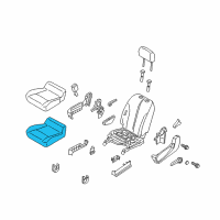 OEM 2014 Nissan NV200 Pad-Front Seat Cushion Diagram - 87361-3LM0A