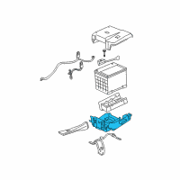 OEM 2005 Chevrolet Malibu Battery Tray Diagram - 15934259